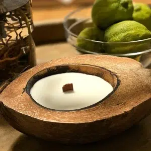 נר קוקוס טבעי